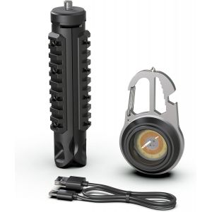 DOOL-Cob-Mini Lampe De Poche Led-800 Lumens-Rechargeable-7 Modes Usb-Lampe D'Inspection Portable Avec Tournevis Et Pied-Pour Camping,Urgence,Réparation - Neuf