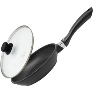 Chenquansarl-9906750polefrire20cmetcouvercleenverrepolefrirepoledecuisinepole20cmcouvercledecuissonaluminiumverre20cm - Neuf