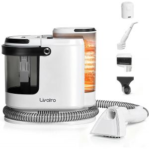 NouvelHorizonstore-Shampouineuse Canap&eacute;, 1700W Nettoyeur Canap&eacute; Tissu, 15KPa Nettoyeur Vapeur Pour Canap&eacute;, Double R&eacute;servoir 1,6L + 1,2L, Fonction Autonettoyante,Injecteur Extracteur Pour Canape,Tissu - Neuf
