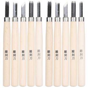 2 Ensembles Couteau &Agrave; D&eacute;couper Tampon En Caoutchouc Bricolage Autocollants Gravure Fait &Agrave; La Main Stylo Outils De Coupe - Neuf