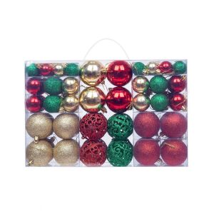 Boules de no&euml;l de 3-6 cm, 100 pcs rouge d&eacute;corations d'arbre de No&euml;l - Neuf