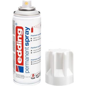 Spray Permanent - Blanc Trafic Brillante - 200 Ml - Peinture Acrylique En A&iquest;&iquest;Rosol Pour Peindre Ou D&iquest;&iquest;Corer Verre, M&iquest;&iquest;Tal, Bois, C&iquest;&iquest;Ramique, Plastique, Toile - Neuf