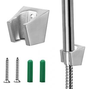 Support de douche mural en acier inoxydable argenté - Neuf