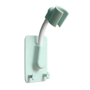 Support mural r&eacute;glable pour pommeau de douche, installation sans per&ccedil;age - Neuf