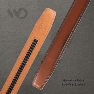 Tzf-Ceinture En Cuir À Cliquet Pour Homme Sans Trous, Fermeture Automatique, Pour Costume D'affaires Et Vêtements, Largeur 35 Mm, Taille Réglable - Neuf