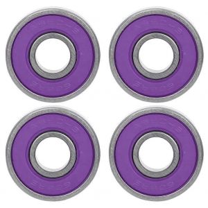 8 Pcs Skateboard Scooter 608 Roulement À Billes Miniature Patin Roller Roulement À Billes Kit (Violet 7) - Neuf