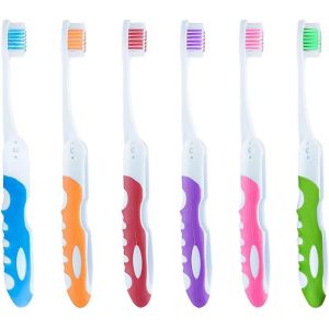 6 Pièces Brosse À Dents De Voyage Pliante, Brosse À Dents De Camping Une Brosse À Dents Souple Portable Brosses À Dents Manuelles Pliables À Poils Souples Pour Voyage Camping Randonnée - Neuf