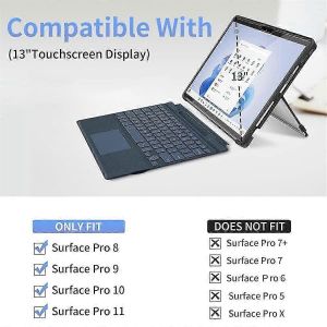 Housse de boîtier d'ordinateur portable 13 pouces pour Microsoft Surface Pro 11 10 9 8 B - Neuf