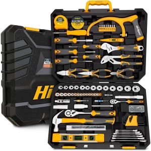 XIXA-Caisse À Outils Complète U2013 Mallette Portable Avec Outils Durables,Idéale Pour Le Bricolage,La Mécanique Et Les Réparations À Domicile - Neuf