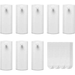 MEVRONISSHOP-Grand Accroche Universelle Adh&eacute;sive pour Tableaux, 8 Cintres pour Tableaux, 12 Grandes Bandes Adh&eacute;sives Amovible, Crochets sans Dommages, tr&egrave;s R&eacute;sistants, Accroche Tableau sans Percer - Neuf