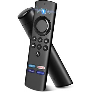Replacement Voice Remote Control (3 Gen) For F-Ire-Tv-Stick(2Nd Gen/3Rd Gen/4K/4K Max/Lite/Hd), Amz F-Ire-Tv Cube (2Nd Gen/3Rd Gen), No Volume Keys, Switches Or Indicators - Neuf