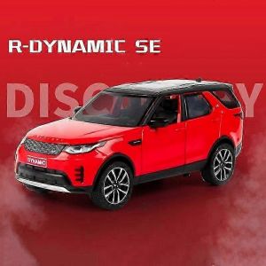 1:24 Land Rover Discovery R-dynamic Suv Alloy Car Model Toy Diecasts Metal With Sound And Light Vehicle Car Toys For Children Toy Cars-Rouge - Neuf