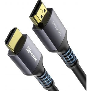 C&acirc;ble 8K 5 m, cordon CL3 dans le mur haute vitesse Ultra HD 48 Gbit/s 8K60 4K120 eARC RTX 3090 HDR10 4:4:4 HDCP 2.2&2.3 Dolby HDMI 2.1 Compatible avec PS5, Xbox Series X, LG TV - Neuf