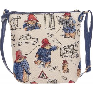 Sac &agrave; bandouli&egrave;re Paddington Bear Tapisserie|19 cm (l) x 19 cm (H) x 6,5 cm (P)|Compartiment principal zipp&eacute; et poche int&eacute;rieure|Bandouli&egrave;re ou &eacute;paule|Tissu respectueux de - Neuf
