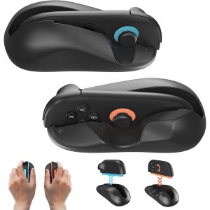Souris de Jeu Compatible avec Manette Nintendo Switch 2 - Kit Poign&iquest;&iquest;es Ergonomiques Antid&iquest;&iquest;rapantes Confortables Compatible avec Switch 2 2025 (Noir) - Neuf