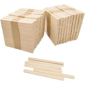 Mevronisshop-Batonnet Bois, 1000pcs Baton De Sucette En Bois Naturel, Spatule &Eacute;pilation, Pour Projets Artistiques, Travaux Manuels D'enfant & &Eacute;tiquettes De Plantes - Neuf