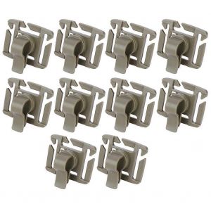 10 pcs Réglable Boisson Tube Clip Rotatable Extérieur Sac À dos Boucle Sac à dos AccessoiresMarron - Neuf