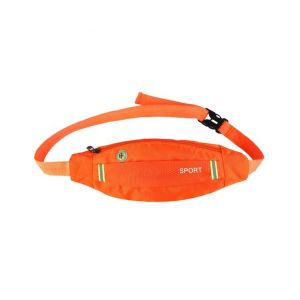 Sac banane polyvalent en nylon orange pour hommes et femmes - Id&eacute;al pour la course &agrave; pied, le v&eacute;lo, la salle de sport et les activit&eacute;s de plein air - L&eacute;ger et r&eacute;sistant &agrave; l'eau - Neuf