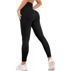 Legging Femme Sport Push Up Taille Haute Leggings Fitness Elastique Pantalon De Yoga Sans Couture Opaque Collants Gym Pilates Sport - Neuf