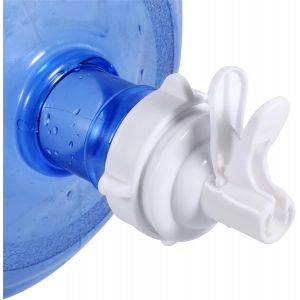Robinet De Distributeur D'eau Potable, Valve En Plastique Portable Utile Pour Bouteille D'eau De Camping En Plein Air, Robinet De Distributeur D'eau Blanc Pour Dessus De Bouteille - Neuf