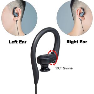 oreillette Filaire 1 pin &eacute;couteur Talkie walkie 2.5 mm,Uniquement &eacute;coute/r&eacute;cepteur,Casque Talkie-walkie pour Haut-Parleur &agrave; Distance,Motorola Kenwood Icom bidirectionnel. - Neuf