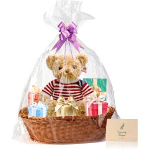 Tianyi-Panier De Rangement, 38 X 28 X 12 Cm ¿ Panier À Pain/Panier-Cadeau/Panier À Fruits ¿ Idéal Pour Rangement Cuisine,Cadeaux De Noël, Centre De Table,Service De Pain,Fruits & Légumes - Neuf