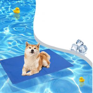 Tapis Rafra&icirc;chissant Pour Chien De Taille Moyenne, Tapis Rafra&icirc;chissant Pour Animaux De Compagnie, Coussins De Gel Glac&eacute; Non Toxiques Pour Chiens, Chats Et Autres Animaux De Compagnie, Accessoires D - Neuf