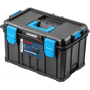 Ulteronixshop-Boite &agrave; Outils HT7G502, Outils Bricolage, Bo&icirc;te &agrave; Outils avec une Capacit&eacute; de Charge jusqu'&agrave; 50 kg, Trousse a Outils, Fermetures Robustes en ABS, Construction Modulaire - Neuf