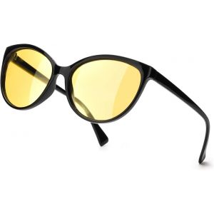 Lunettes De Vision Nocturne Polarisées Pour Femmes, Lunettes De Conduite Nocturne Réduisent L'éblouissement Lunettes De Nuit Protection Uva Uvb - Neuf
