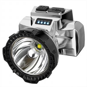 Lampe Frontale Haute Puissance Rechargeable Lumineuse Forte Charge Usb Lampe De Poche De T&ecirc;te Led Pour La P&ecirc;che Lumi&egrave;re Jaune - Neuf