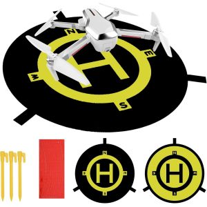 Checarzhn--No1-Piste Atterris Drone, Drone Landing Pad Pour Dji Mini 3 Pro, Pliable Étanche Tapis Drone Pour/Dji Mini 2/ Mavic 3/ Dji Air 2s/ Dji Fpv/Mavic Mini 2/ Mavic Mini-Yoirzit - Neuf
