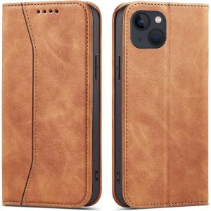 Maa-Coque Pour Iphone 13 (6,1 Pouces), Pu Cuir Portefeuille Housse Magnétique Flip Pochette Étui À Rabat Case Avec Antichoc Tpu Housse [Emplacements Cartes] [Fonction Support] (Kaki) - Neuf
