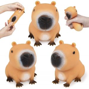 KAL-3 Pièces Capybara Jouet Anti Stress, Capybara Jouet À Presser, Capybara Squeeze Toy, Capybara Anti Stress Fidget Toys, Jouets Fidget Capybara, Capybara Stress Relief Toy - Neuf