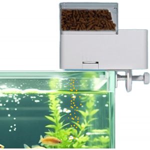 Meimie-Distributeur Automatique De Nourriture Pour Aquarium-150ml-Avec Quatremodes Demesure Du Temps-Distributeur Automatique De Nourriture Pour Poissons Et Poissons Rouges-Avec Réservoir De - Neuf