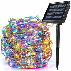 Solaire Cha&icirc;ne de Lumi&egrave;res de plein air 300 LED 32M Solaire de D&eacute;coration de No&euml;l Lumi&egrave;res d'Ext&eacute;rieur r&eacute;sistant &agrave; l'eau - Neuf