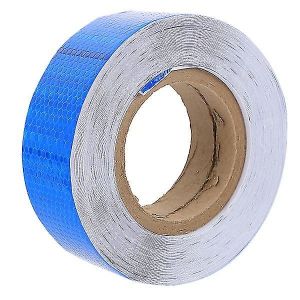 Ruban de signalisation r&eacute;fl&eacute;chissant - PVC jaune, 5 m x 2 cm - Neuf