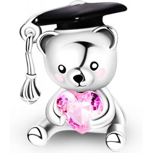 Perles &Agrave; Breloques En Argent Sterling 925 Pour Bracelets Et Colliers, Breloques En Cristal Pour Passeport Avion, S?Ur, Livre, Caf&eacute;, C?Ur, Cadeau De Remise De Dipl&ocirc;me, Bijoux Pour Femmes Et - Neuf