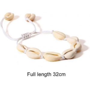 2 Pcs Shell Collier Bracelet, Shell Bracelet Shell Collier Choker Shell - Neuf