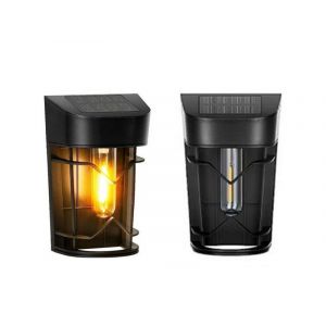 Applique Murale D'ext&eacute;rieur &Agrave; &Eacute;nergie Solaire Pour Jardin Et Terrasse, R&eacute;sistante &Agrave; L'eau, Installation Facile, 8 Heures D'&eacute;clairage - Neuf