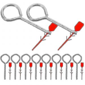 10pcs extincteur Tireur Goupilles Équipement d'incendie Goupille de rechange Goupilles de verrouillage Accessoires d'extincteur - Neuf