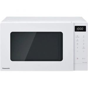 Panasonic NN-ST21QWEPG - Four Micro-Ondes Solo 20L avec Plateau en Verre, 800W, D&eacute;cong&eacute;lation Automatique, 11 Programmes Automatiques, Affichage LED, 5 Niveaux de Puissance, Minuterie Num&eacute;rique - Neuf