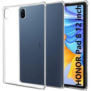 Coque Compatible Avec Honor Pad 8 (Hey-W09) 12 Pouces, &Eacute;tui De Protection En Silicone Ultrafine, Housse Tablet En Tpu Hd Antichoc Antid&eacute;rapant - Transparente - Neuf