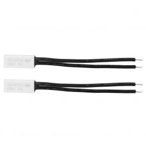 Interrupteur de controle de temperature normalement ferme KSD9700, 2 pieces, protection thermique, sonde en plastique 115 ¡ãC - Neuf