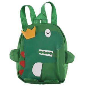 Sac de maternelle 3D Dessin anim&eacute; dinosaure sac &agrave; dos Nouveau gar&ccedil;on fille sac vert - Neuf