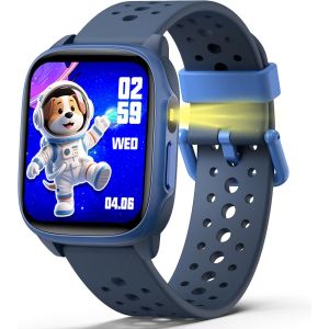 Montre Connect&eacute;e pour Enfants avec 140+ Modes de Sport, 1,5"" Smartwatch Montre Intelligent avec Suivi du Sommeil, Jeux, Aucune app/t&eacute;l&eacute;phone requis, Cadeau pour Gar&ccedil;ons 6-15 Ans - Neuf