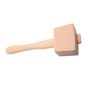 Marteau En Bois Pour Enfants - Petit Outil De 18 Cm, Construction En Bois S&ucirc;re Et L&eacute;g&egrave;re, Id&eacute;al Pour Jouer Et Apprendre - Neuf