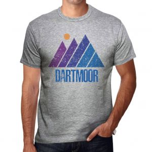 Homme Tee-Shirt Montagne Dartmoor - Mountain Dartmoor - T-Shirt Graphique &Eacute;co-Responsable Vintage Cadeau Nouveaut&eacute; - Neuf