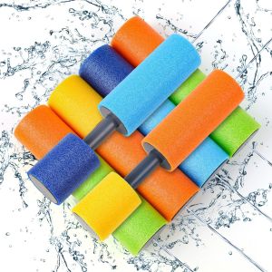 MDY-6pcs Pistolet à Eau EnfantBlaster à Eau Etirée en Mousse, Longue Distance Blaster Shooter Pompe Jouets d'été Pistolet à Eau Colorée - Neuf