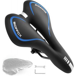 Selle De Vélo Pour Homme Et Femme,Confortable,Creuse,Ergonomique,En Gel À Mémoire De Forme,Pour Vélo De Route,Vtt,Vélo De Trekking.[C180] - Neuf