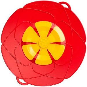 Kalanka-Couvercle Anti-Débordement, Silicone, Rouge, Topfgröße 14-20cm (M) - Neuf